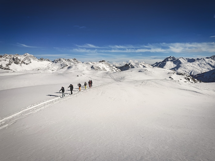 Die winterliche Bergwelt des Arlbergs ist einfach spektakulär.