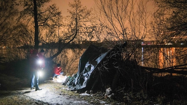 Die Kälte im Winter kann für Obdachlose schnell lebensbedrohlich werden.