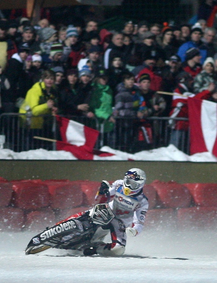 Franky Zorn im Jahr 2012 bei einem Lauf der WM-Qualifikation in St. Johann.