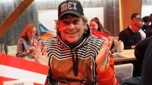 Hubertus von Hohenlohe ist in Cortina zu Gast.