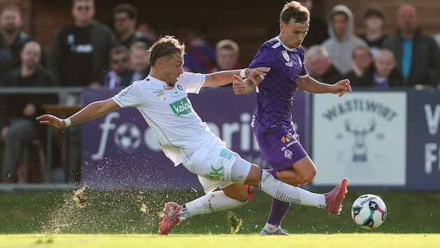 Will wieder glänzen: Austria-Verteidiger Moritz Eder (re.).