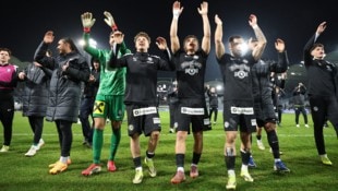 Zuletzt gegen Ried durften die Sturm-Spieler feiern