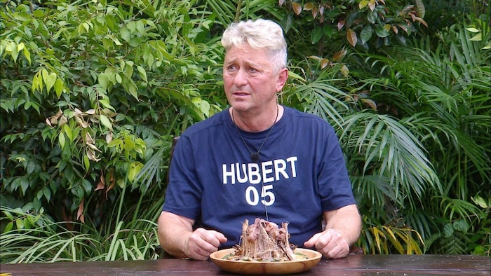 Ein nicht wirklich köstliches Dschungel-Menü bekam Hubert serviert.