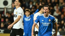 Alvaro Carreras brachte Real in Führung.