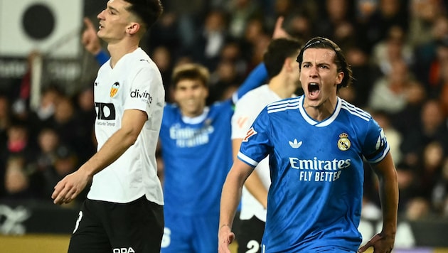 Alvaro Carreras brachte Real in Führung.