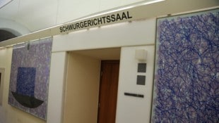 Der Schwurgerichtssaal des Innsbrucker Landesgerichtes.