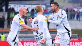 Der WAC jubelte spät über den Ausgleichstreffer in Unterzahl.