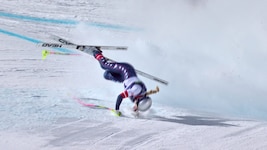 Lindsey Vonn kam bei der Olympia-Abfahrt schwer zu Sturz.