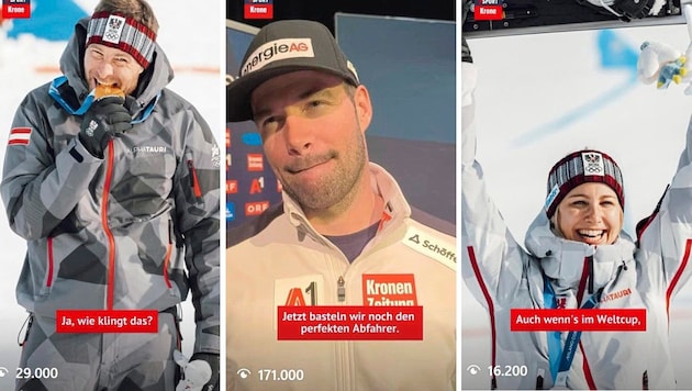 Der Instagram-Account von sportkrone.at wächst und wächst – nicht zuletzt dank tausender ...