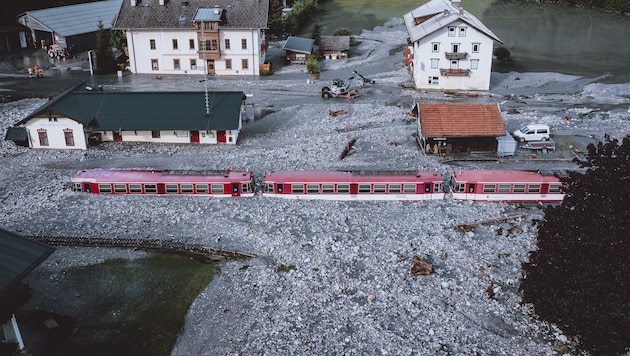Teile der Bahn wurden 2021 völlig zerstört.