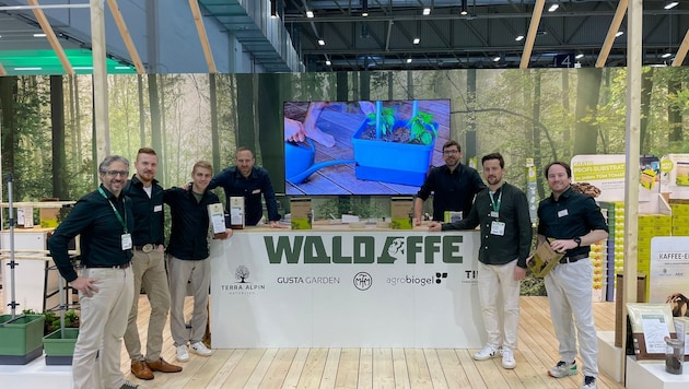 Bei der weltgrößten Gartenbaumesse begeisterten Waldaffe und Co. auf ihrem Stand.
