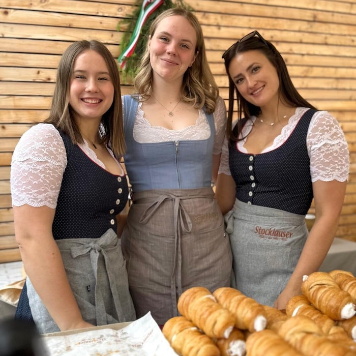 Auch die Stocklauser-Damen packen an.