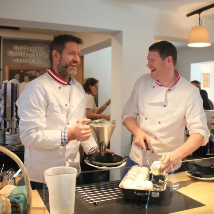 Hannes und Martin Stocklauser führen den Gesamtbetrieb.