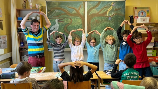 Die besagte Schule besuchen auch Kinder aus dem benachbarten Ausland.