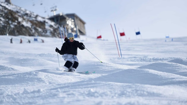 Katharina Ramsauer ist auf der Buckelpiste daheim.