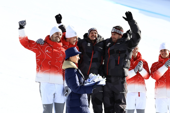 Feller und Kriechmayr landeten ex aequo mit Tanguy Nef und Marco Odermatt auf Rang zwei.
