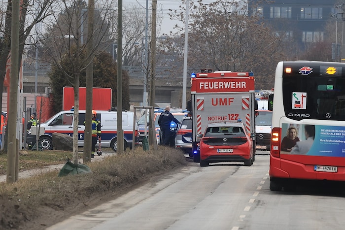 Das Areal wurde großflächig abgesperrt
