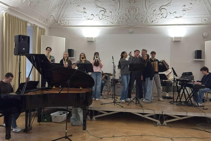 Probe für die Mitternachtseinlage