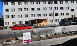 Die Flüchtlingsunterkunft Grassmayrstraße in Innsbruck: eine von tirolweit 50 Einrichtungen der ...