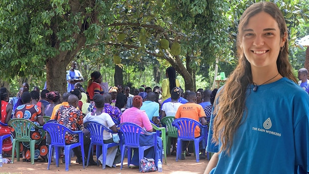 Magdalena Hassek (24) setzt sich als Mitarbeiterin von „The Rain Workers“ im globalen Süden für ...