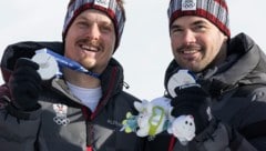 Manuel Feller (l.) und Vincent Kriechmayr (r.)