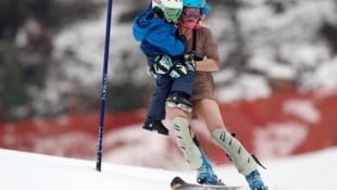 Sarah Schleper beendete 2011 in Lienz ihre Karriere. Damals fuhr sie in einem Minikleid den ...