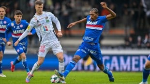 Donovan Pines (r.) und der GAK legen gegen Cupsieger WAC in der „Gruselliga“ los.