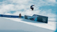 Matej Svancer greift am Dienstag im Slopestyle an.