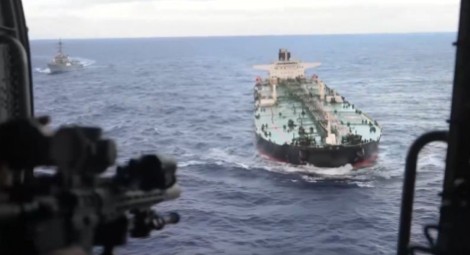 Es ist bereits der achte Tanker, der von den USA seit der Ausrufung der Ölblockade festgesetzt ...