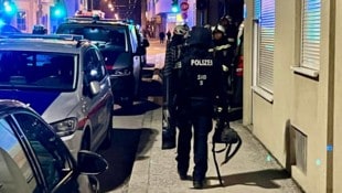 Blaulicht in der Strubergasse in Salzburg ...