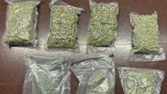 Ein Teil der sichergestellten Drogen