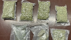 Ein Teil der sichergestellten Drogen