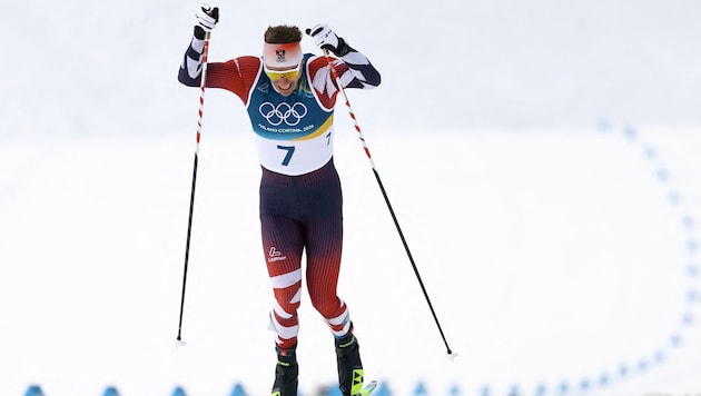 Benjamin Moser erlebte beim Langlauf-Sprint eine große Enttäuschung.