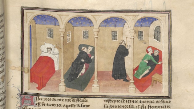 Frivole Handschrift: Decamerone in der französischen Übersetzung aus den 1420er-Jahren, einst im ...