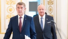 Von links: Tschechiens Ministerpräsident Andrej Babiš und Bundeskanzler Christian Stocker