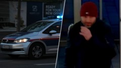 Der tatverdächtige Mann ist nach dem Überfall auf der Flucht. Die Polizei bittet um Hinweise.