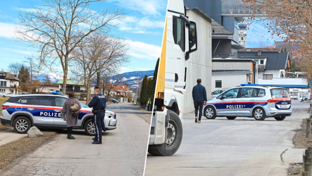 Die Polizei richtete in der Region Straßensperren ein.