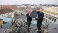 Hoch über dem Jakominiplatz eröffnen Manuela und Joachim Forstner das Jay’s.