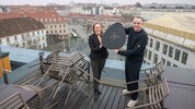Hoch über dem Jakominiplatz eröffnen Manuela und Joachim Forstner das Jay’s.