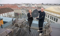Hoch über dem Jakominiplatz eröffnen Manuela und Joachim Forstner das Jay’s.