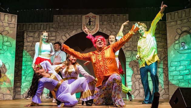 Die „Burgrichter zu Gurnitz“ proben seit Dezember und wollen ihr Publikum mit einem bunten ...