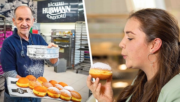 Sieger Josef Hubmann (links) und die Drittplatzierte Romana Nigitz