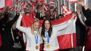 Großer Bahnhof für Ariane Rädler und Kathi Huber im Austria House.
