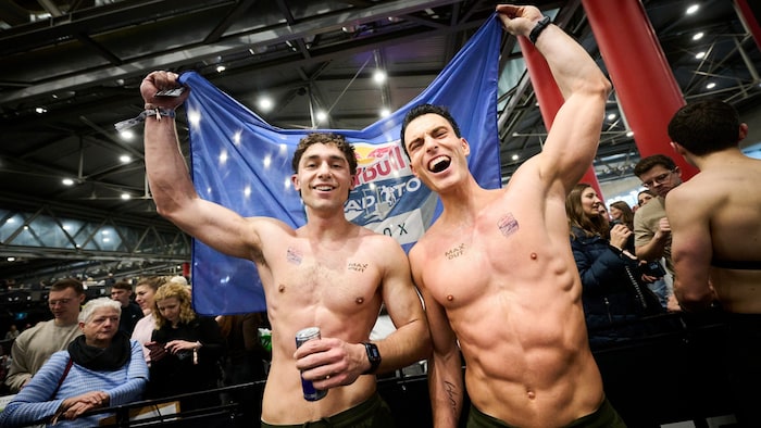 Jan Lindmaier (re.) und Florian Mesaros