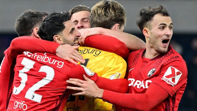 Jubel bei Freiburg