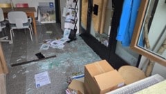 Die Täter hinterließen eine Spur der Verwüstung.