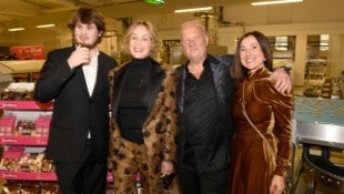 Sharon Stone kam mit Sohn Laird zu Karl und Waltraud Guschlbauer.