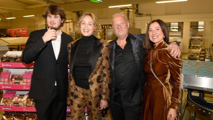 Sharon Stone kam mit Sohn Laird zu Karl und Waltraud Guschlbauer.