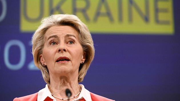 Die Chefin der EU-Kommission, Ursula von der Leyen, arbeitet auf einen möglichst raschen ...