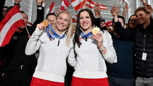 Die Vorarlbergerin Ariane Rädler und die Niederösterreicherin Kathi Huber sorgten in der ...